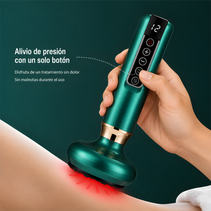 Masajeador de succión y calor