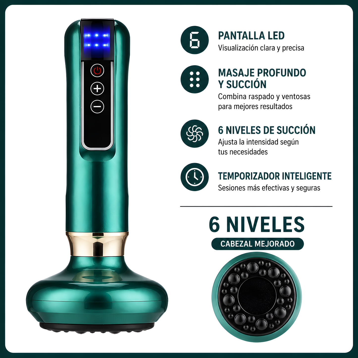 Masajeador Inteligente de Ventosas