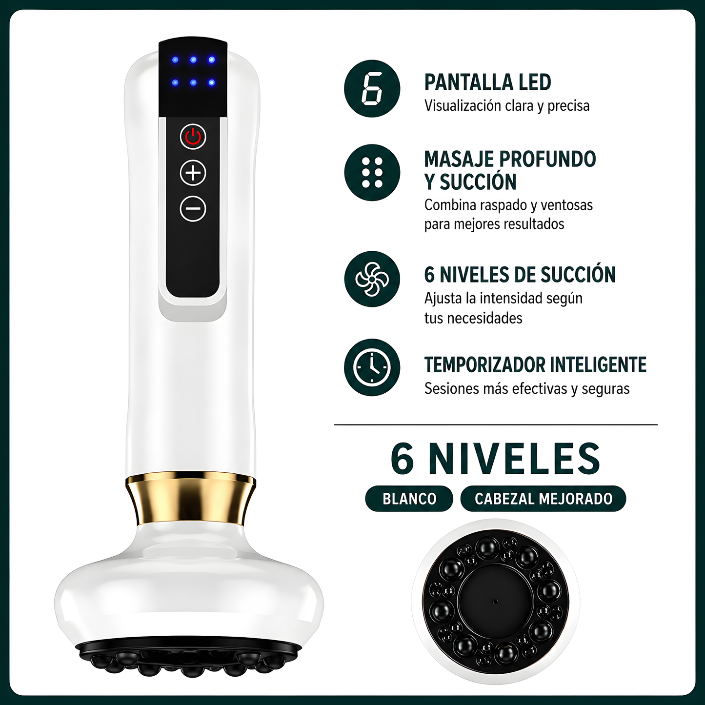Masajeador Inteligente de Ventosas